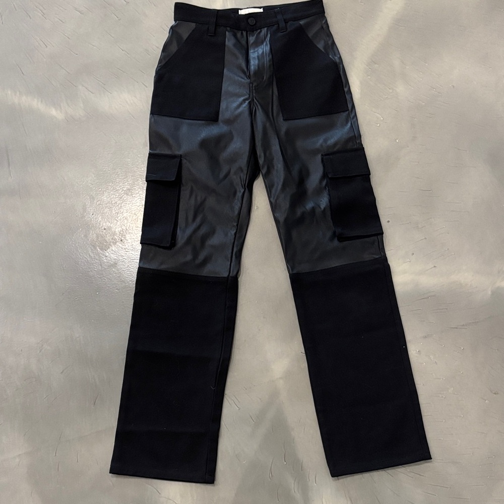 Gilded Intent Black Wide Leg Pants
